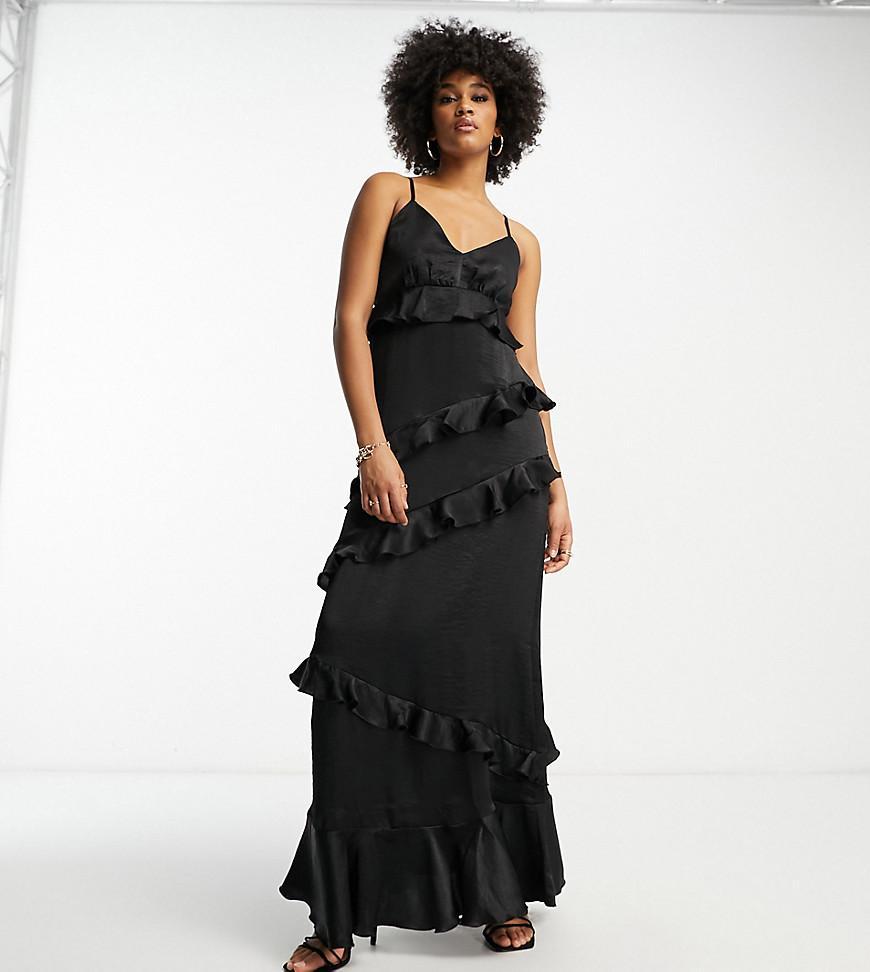 Flounce London Tall all over ruffle cami maxi dress Product Image