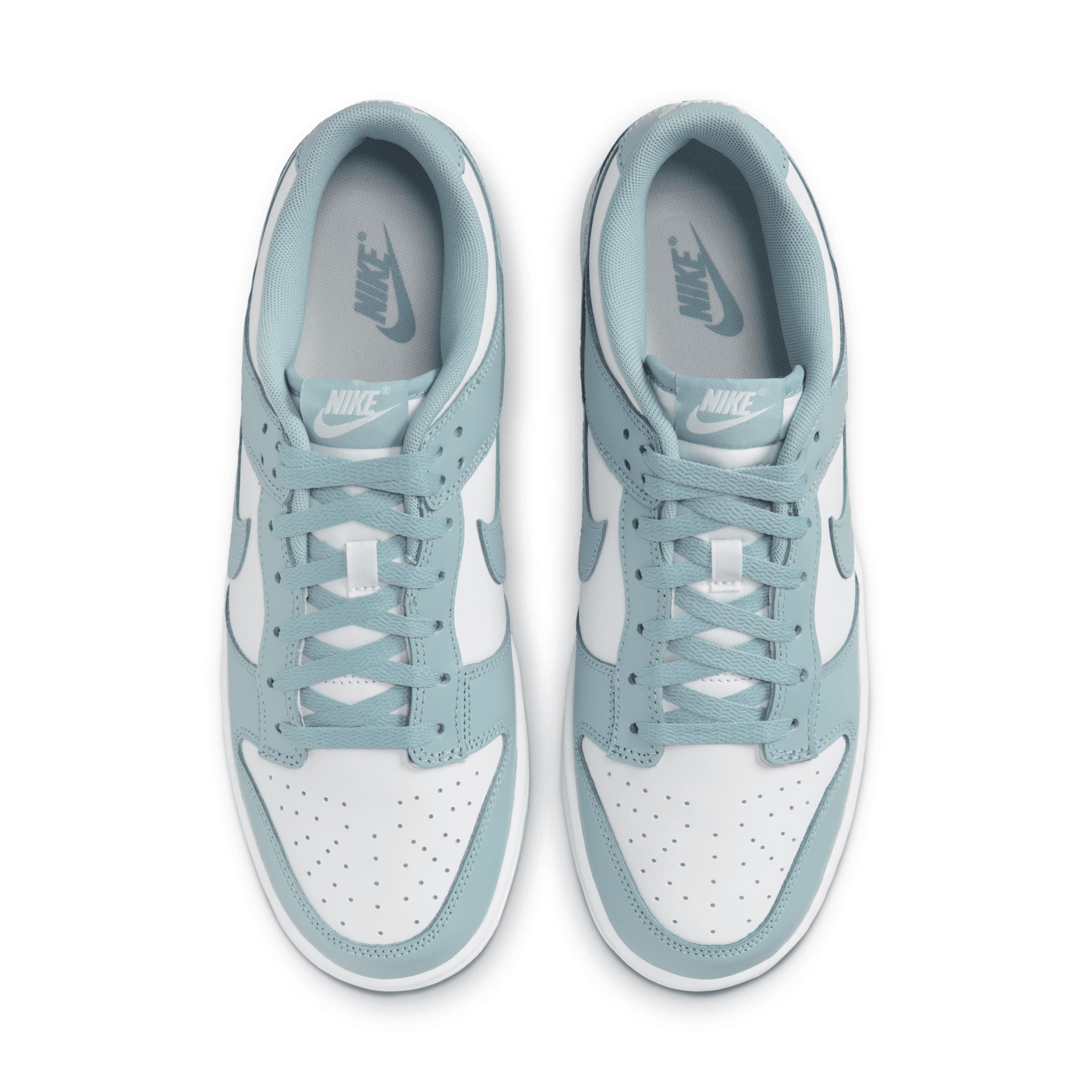 Nike Mens Nike Dunk Low - Mens Shoes White/Teal/White Product Image