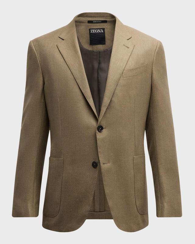 Mens Cashmere-Blend Twill Sport Coat Product Image