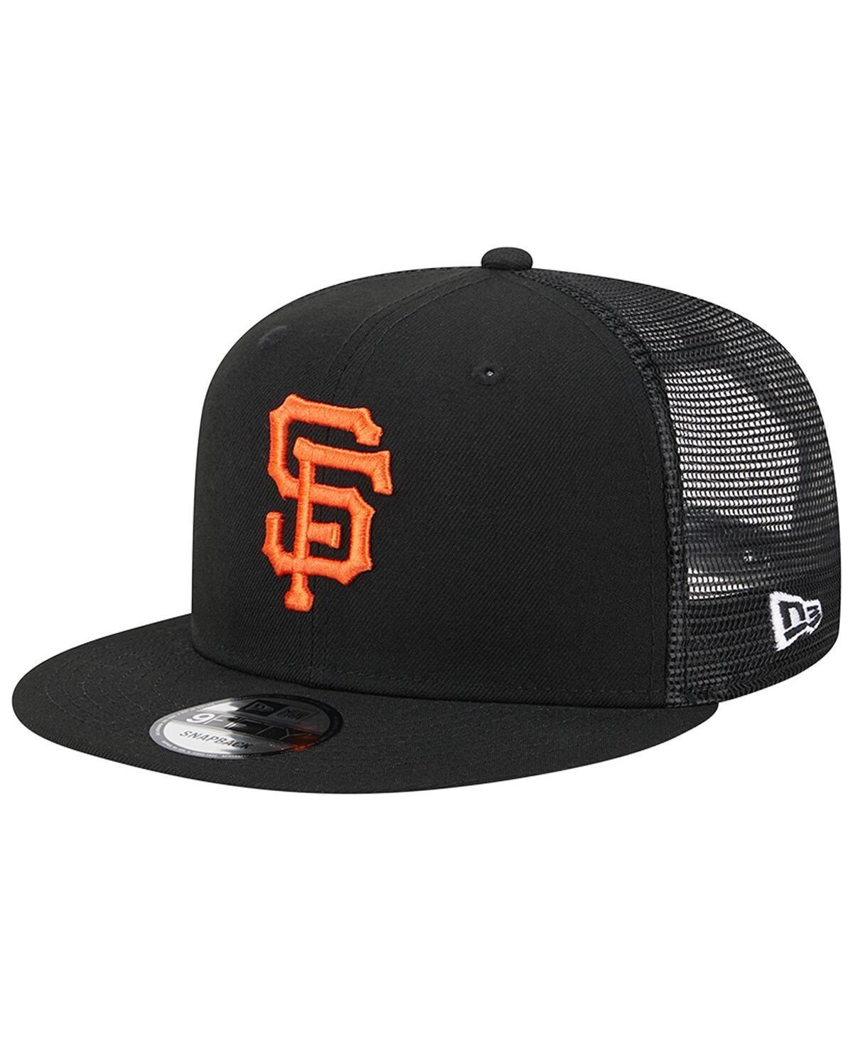 Mens New Era San Francisco Giants Team Color Trucker 9FIFTY Snapback Hat Product Image