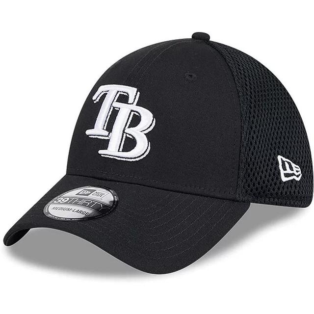 Mens New Era Tampa Bay Rays Evergreen & White Neo 39THIRTY Flex Hat Product Image