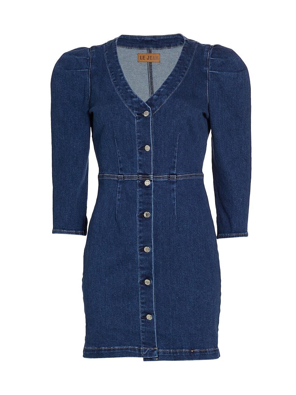 Womens Selena Denim Minidress Product Image