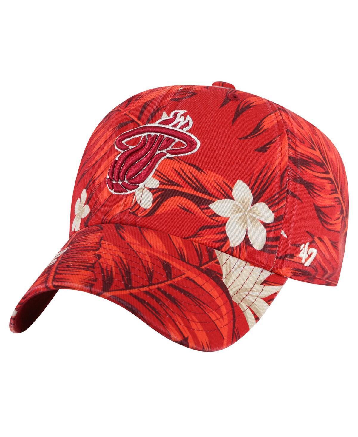 Mens 47 Miami Heat Tropicalia Floral Clean Up Adjustable Hat Product Image