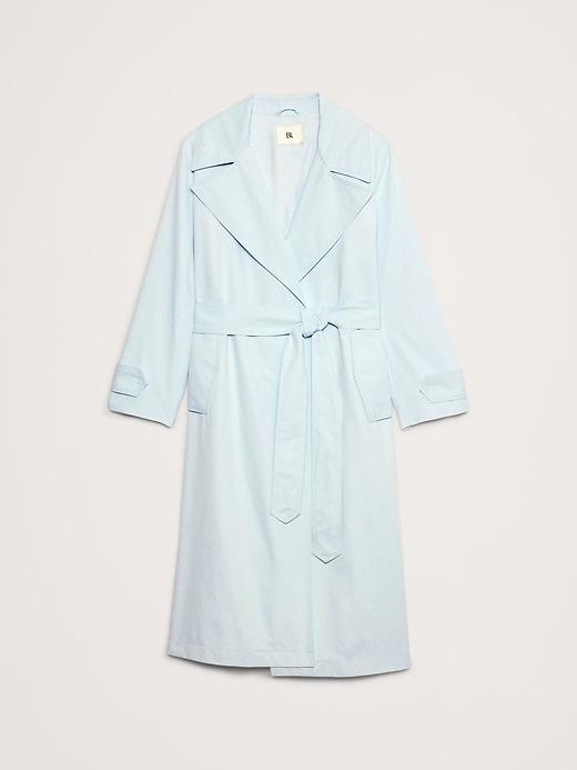 Water-Resistant Travel Trench Coat Product Image