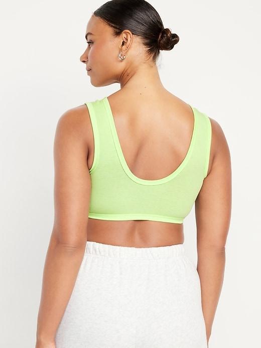 Rib-Knit Bralette Top Product Image