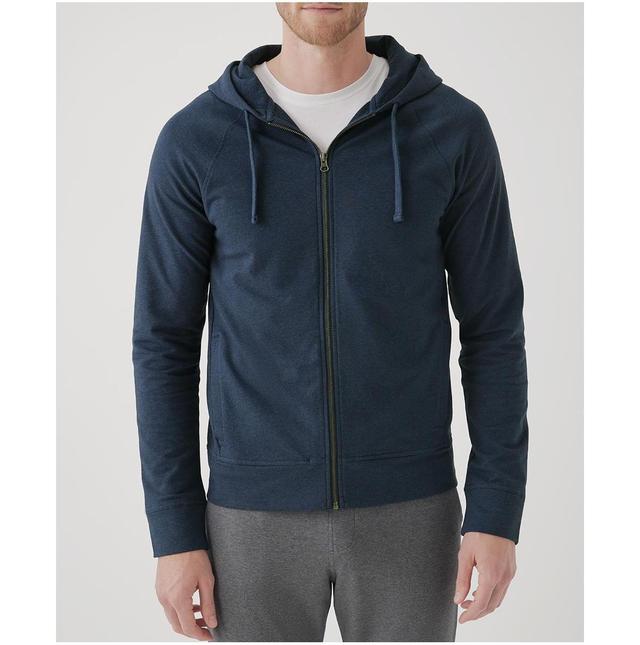 Mens Stretch French Terry Zip Hoodie XL Product Image