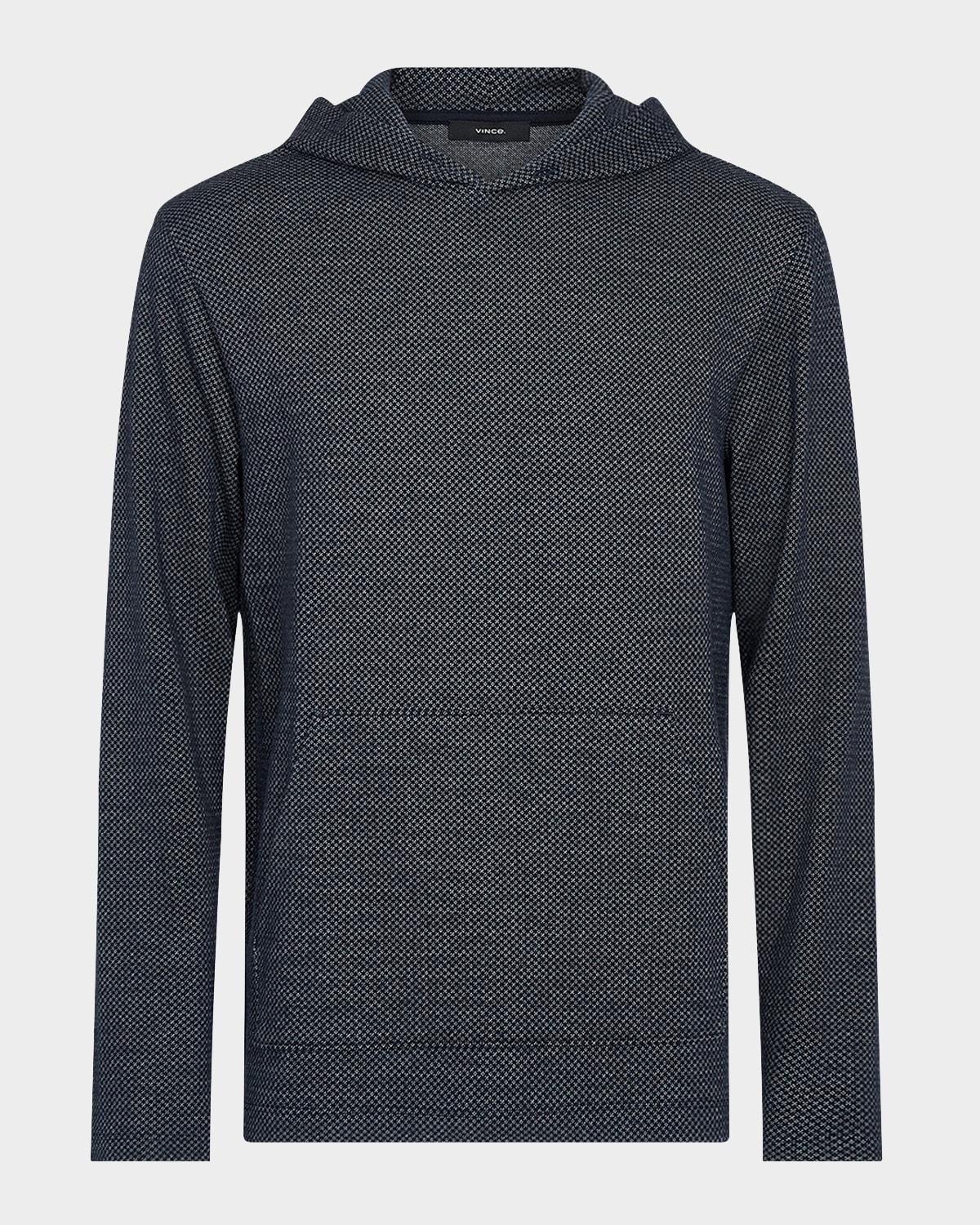 Mens Crosshatch Birdseye Hoodie Product Image