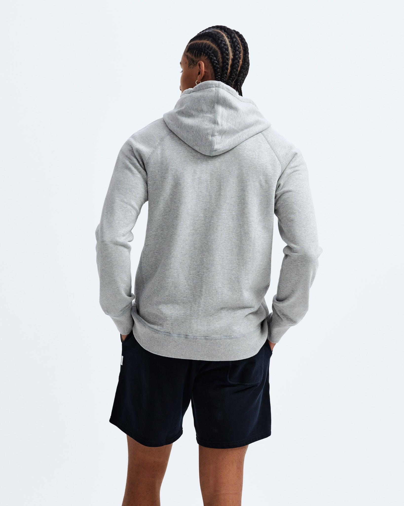 Midweight Terry Slim Zip Hoodie Male Product Image