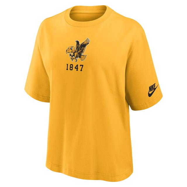 Iowa Hawkeyes Legacy Established Boxy Nike Womens College T-Shirt Product Image