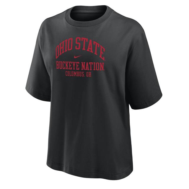 Ohio State Nike Womens College Boxy T-Shirt Product Image