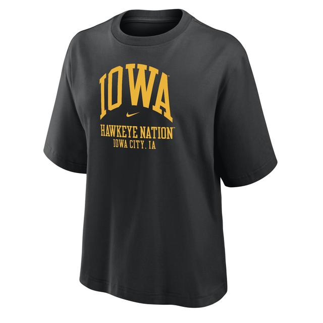 Iowa Nike Women's College Boxy T-Shirt Product Image