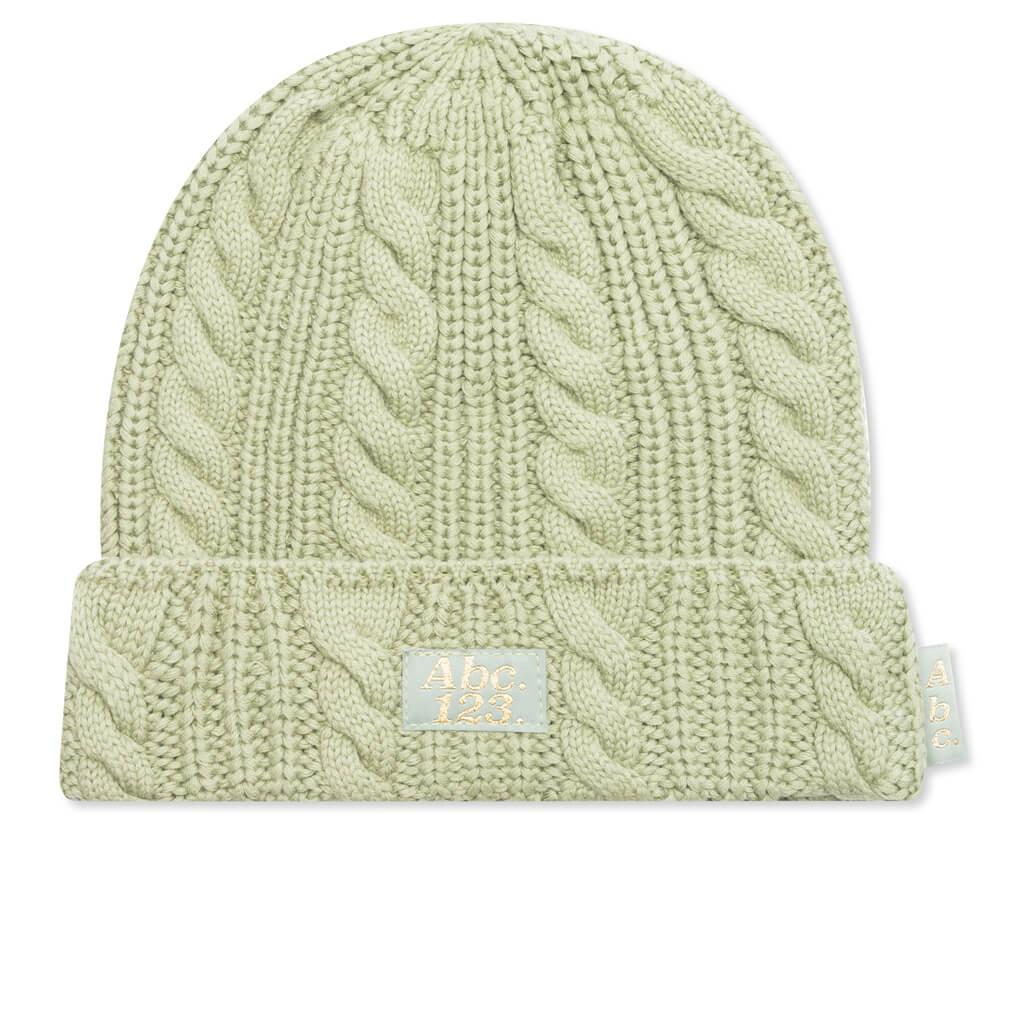 Cableknit Beanie-Aventurine Green Male product image