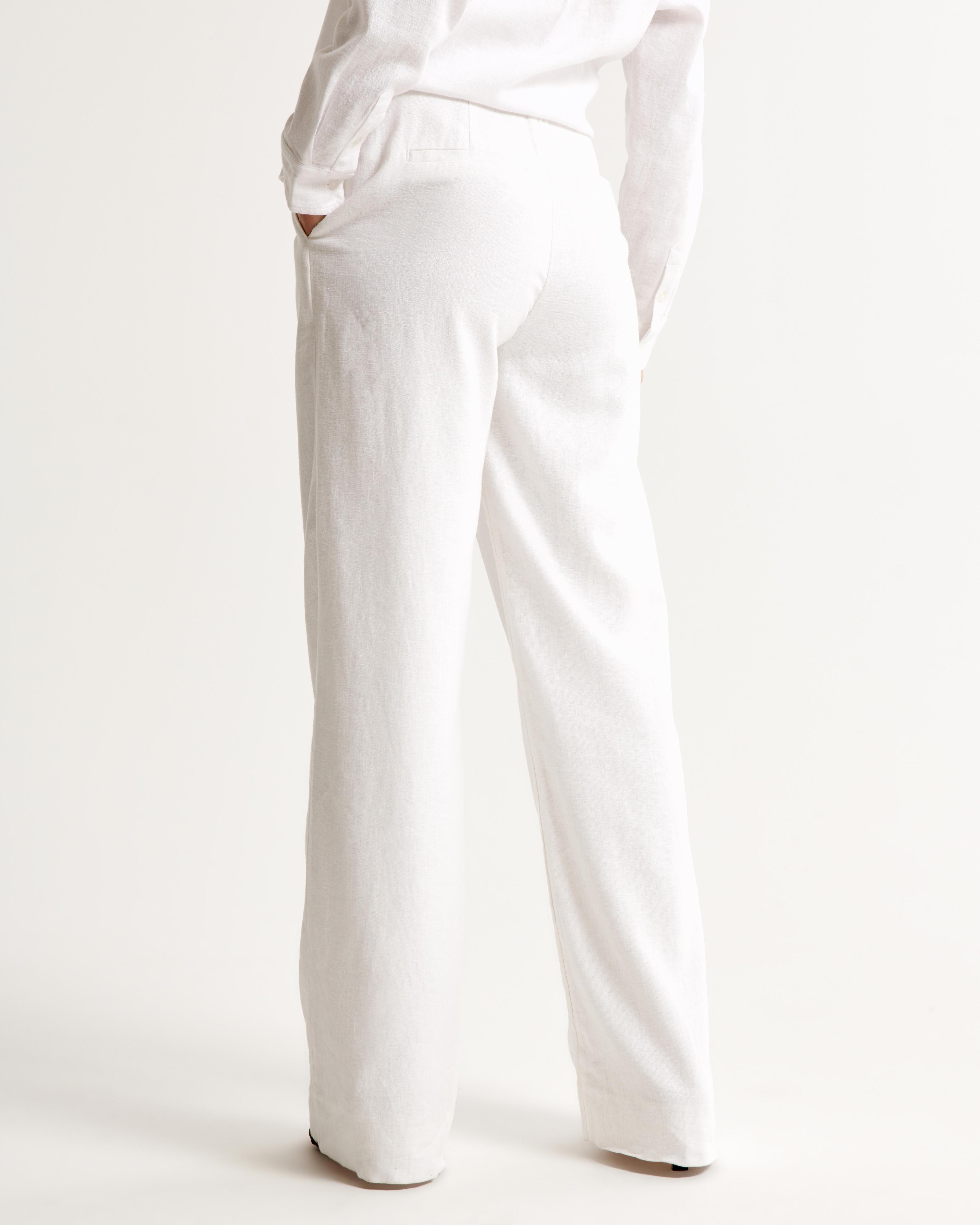 A&F Sloane Tailored Linen-Blend Pant Product Image