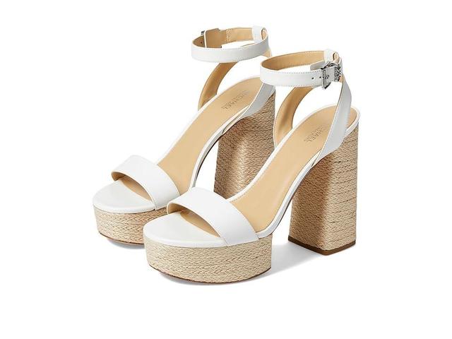 MICHAEL Michael Kors Ashton Platform (Optic ) Women's Sandals Product Image