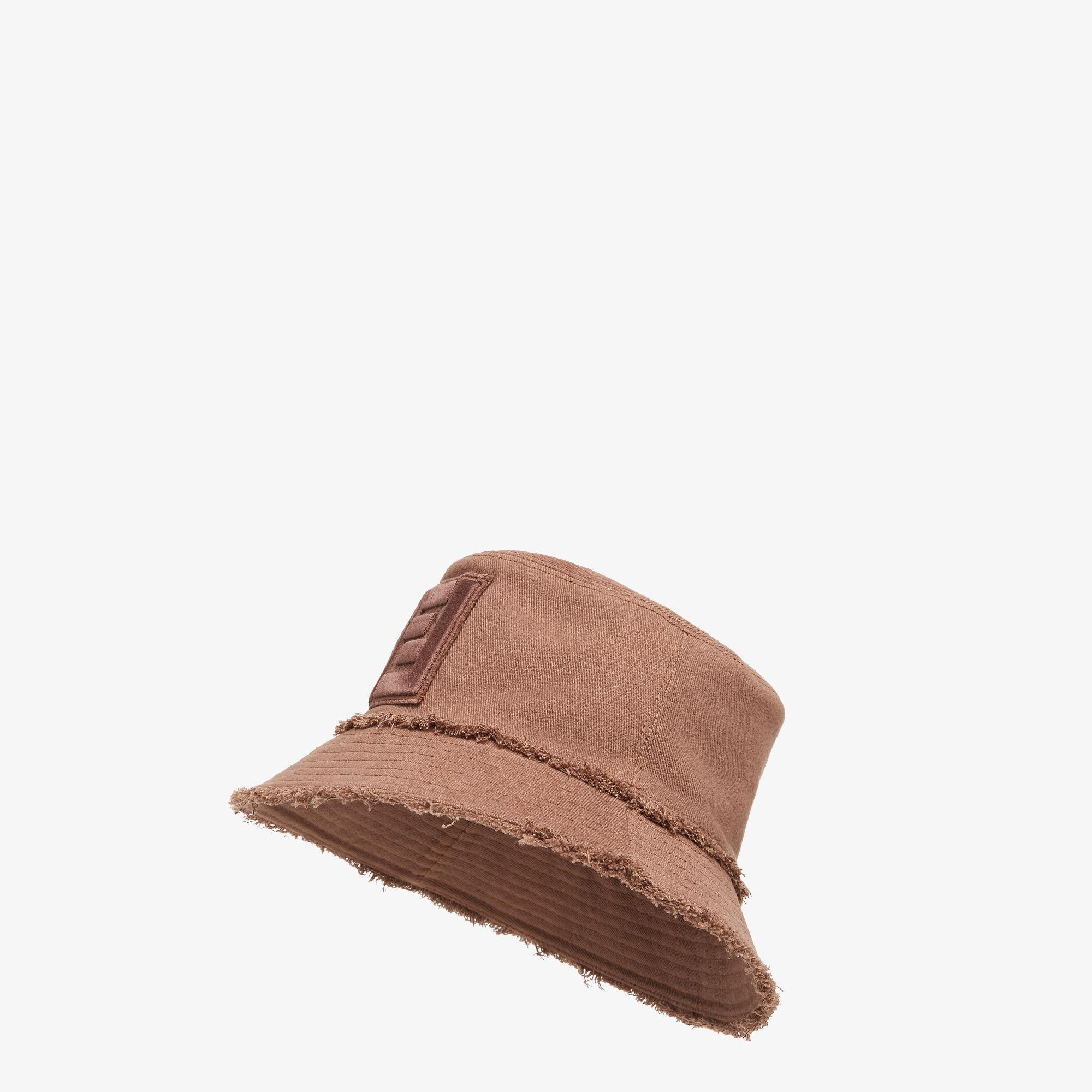 HatBrown denim bucket hat Product Image