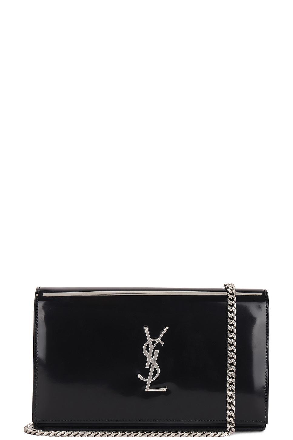 Saint Laurent Classic Chain Cassandre Wallet Bag Black.. Product Image