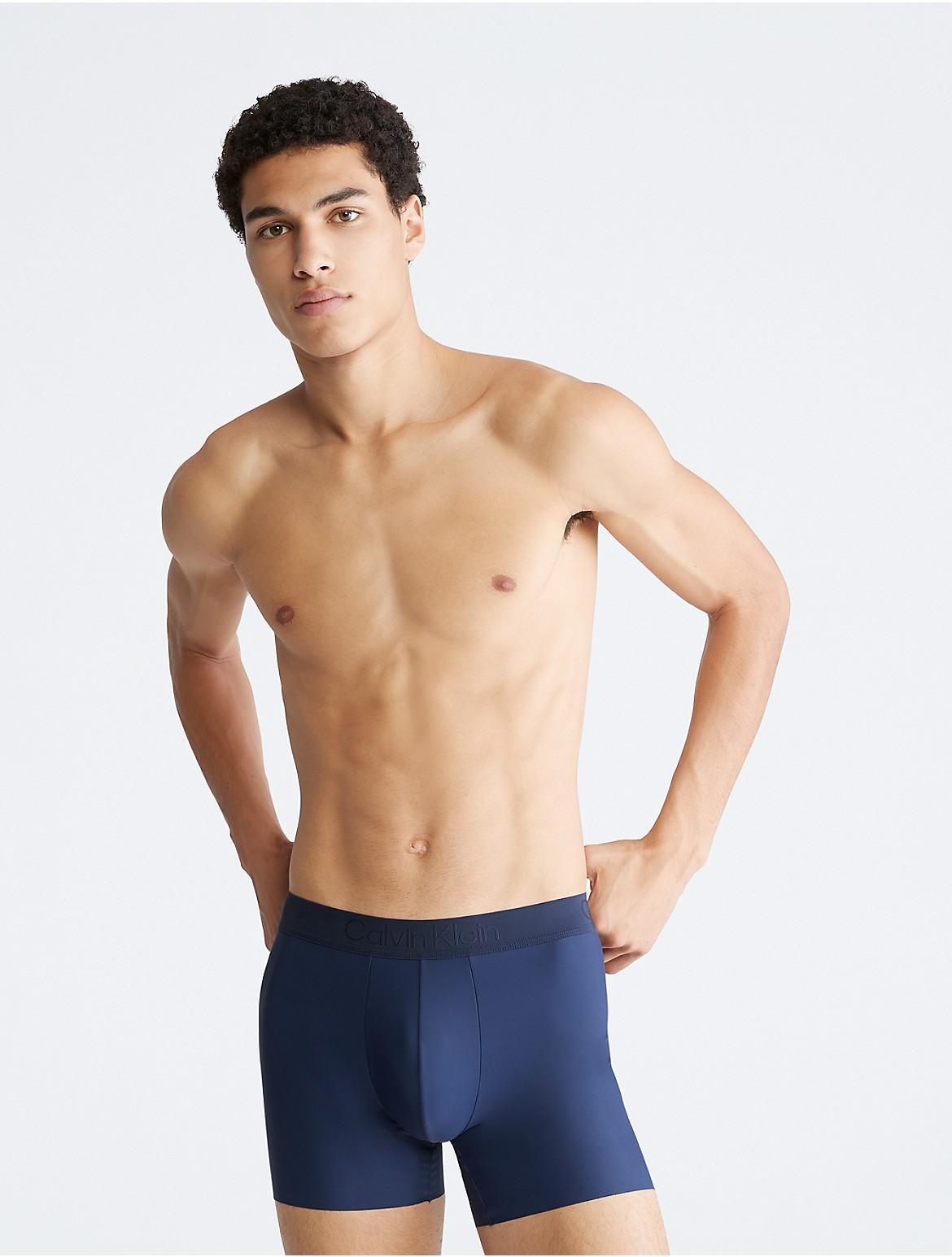 Calvin Klein Underwear CK Black-Micro Boxer Brief (Atlantic Deep) Men's Underwear Product Image