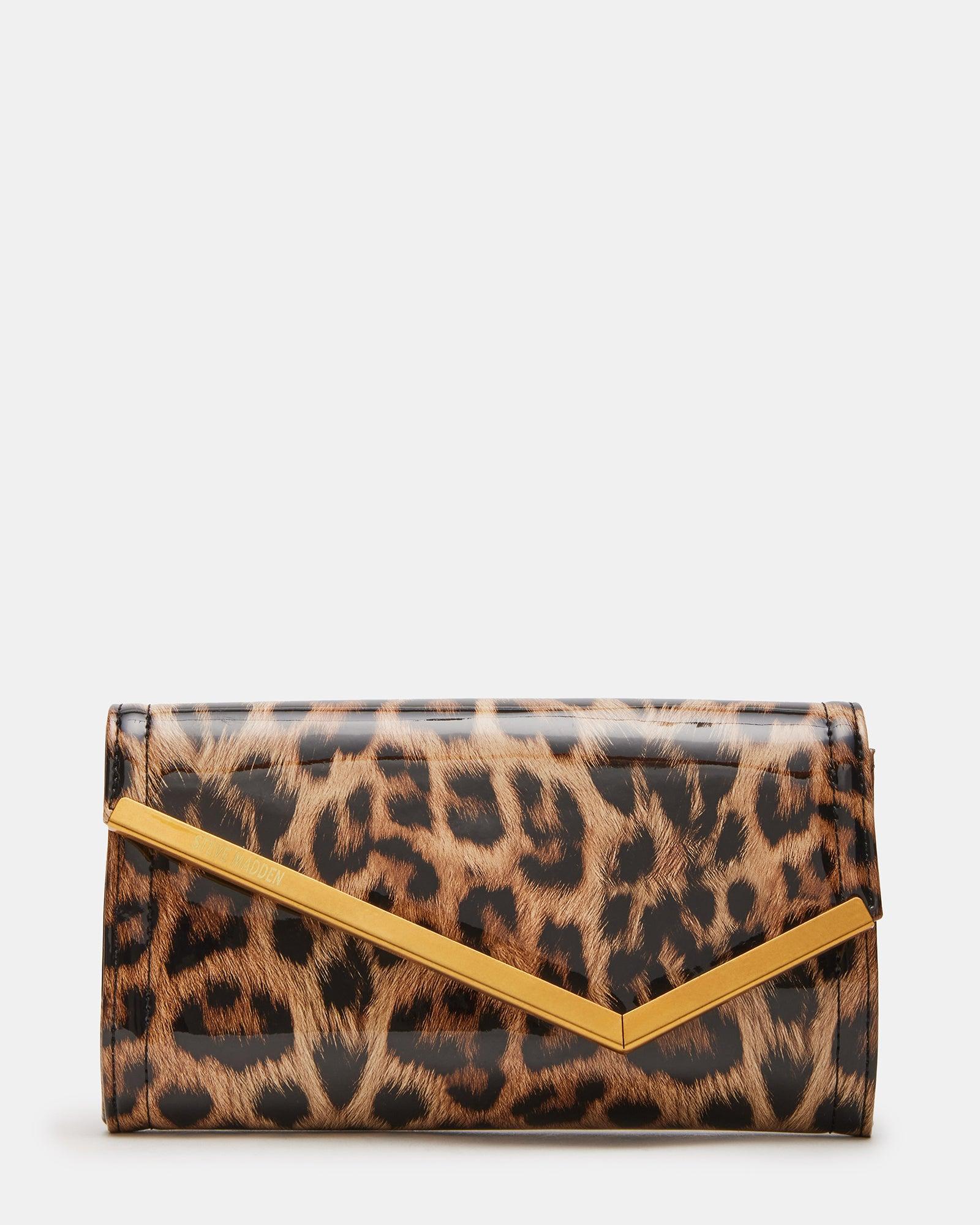 CLUTCHD BAG LEOPARD PATENT Female Product Image