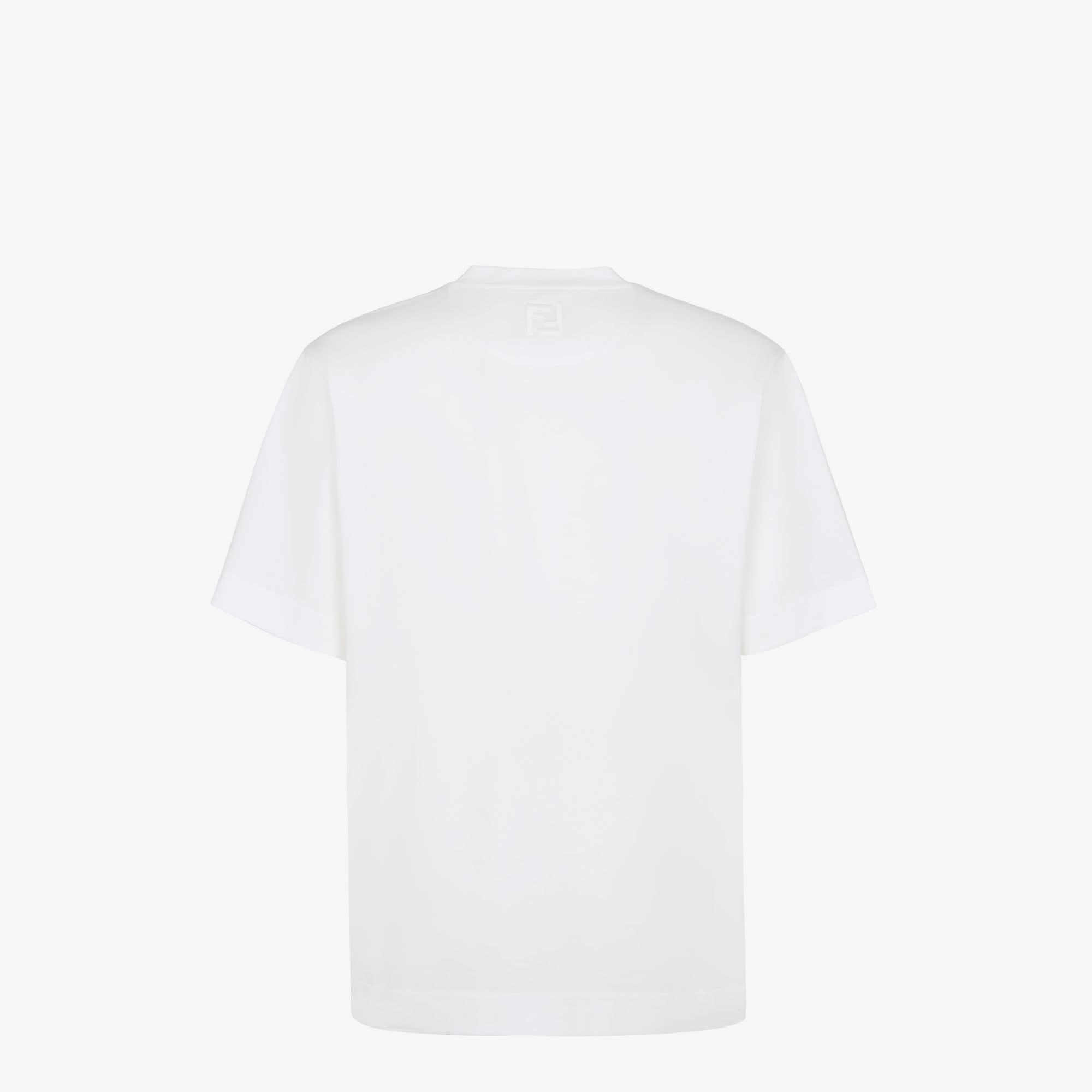 T-ShirtWhite cotton Fendilicious T-shirt Product Image