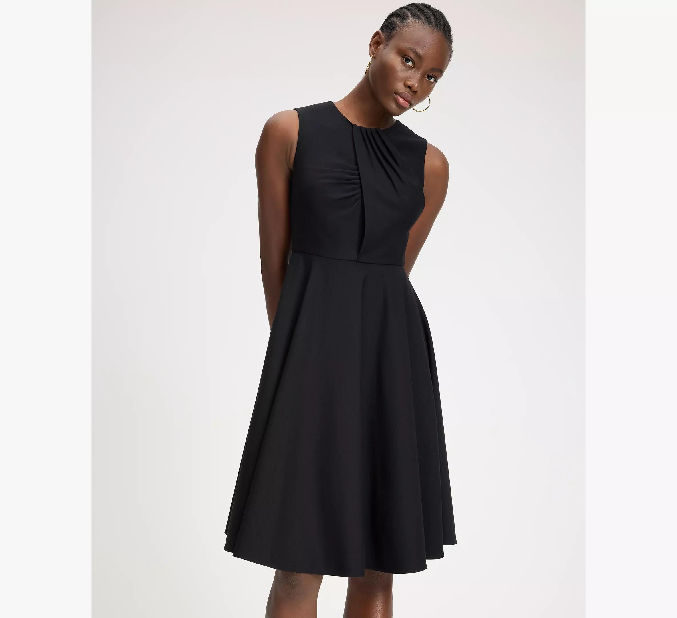 Flared Ponte Dress Product Image