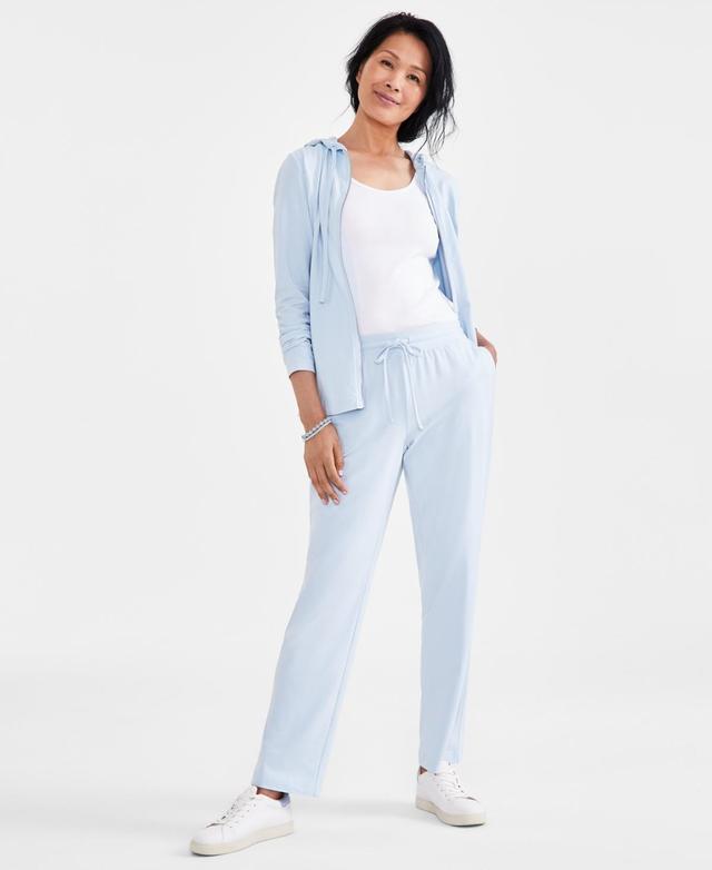 Women's Mid Rise Drawstring-Waist Sweatpants, Created for Macy's Product Image