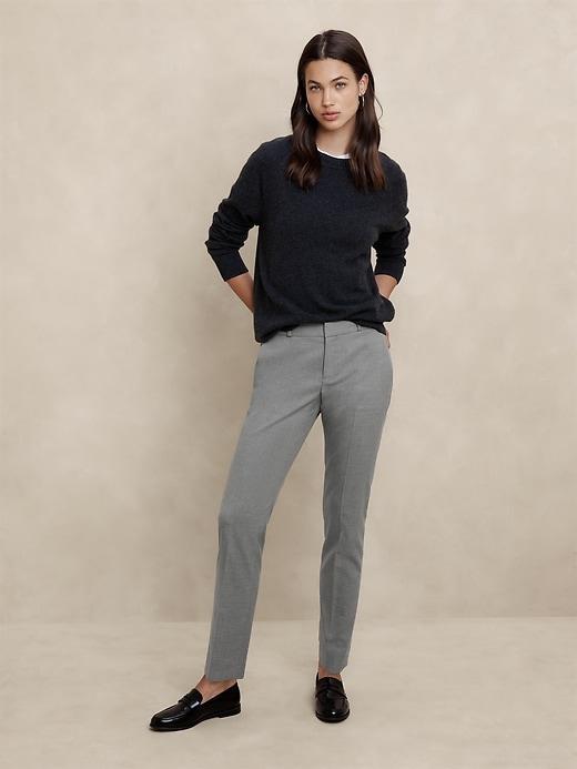 Curvy Stretch Twill Ryan Straight Pant Product Image