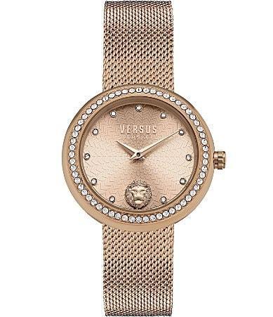 Versus Versace Lea Womens 2 Hand Quartz Movement and Ion Plating Rose Gold-Tone Bracelet Watch 35mm Product Image