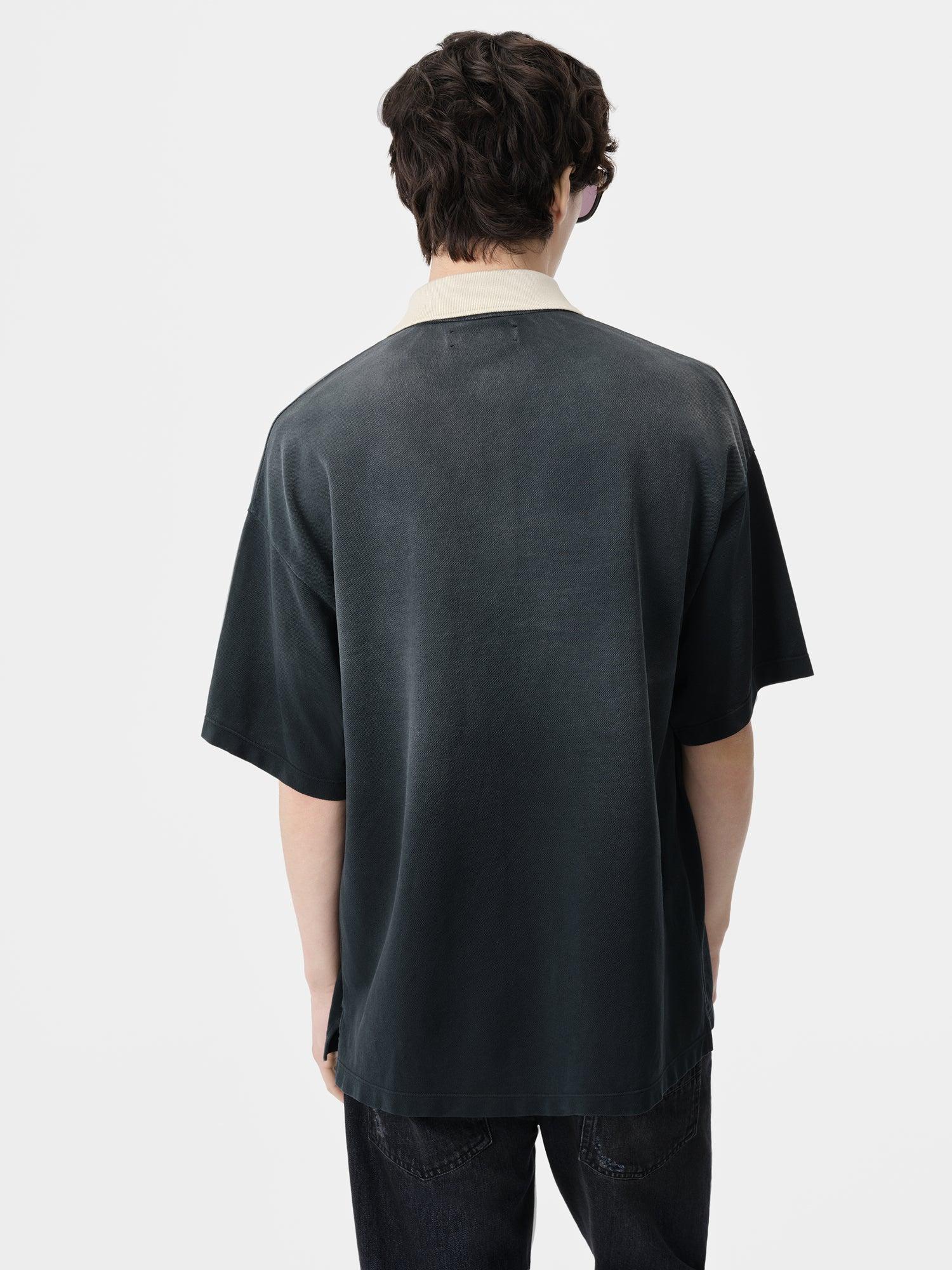 AMIRI VINTAGE OVERSIZED POLO - Black Male Product Image