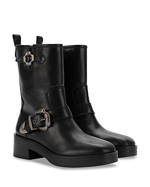 Larroude Womens Hardy Moto Boots Product Image