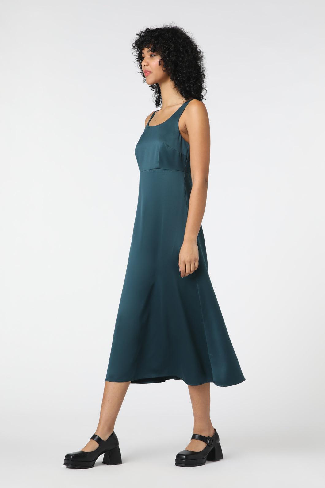 Lara Satin Dress Product Image