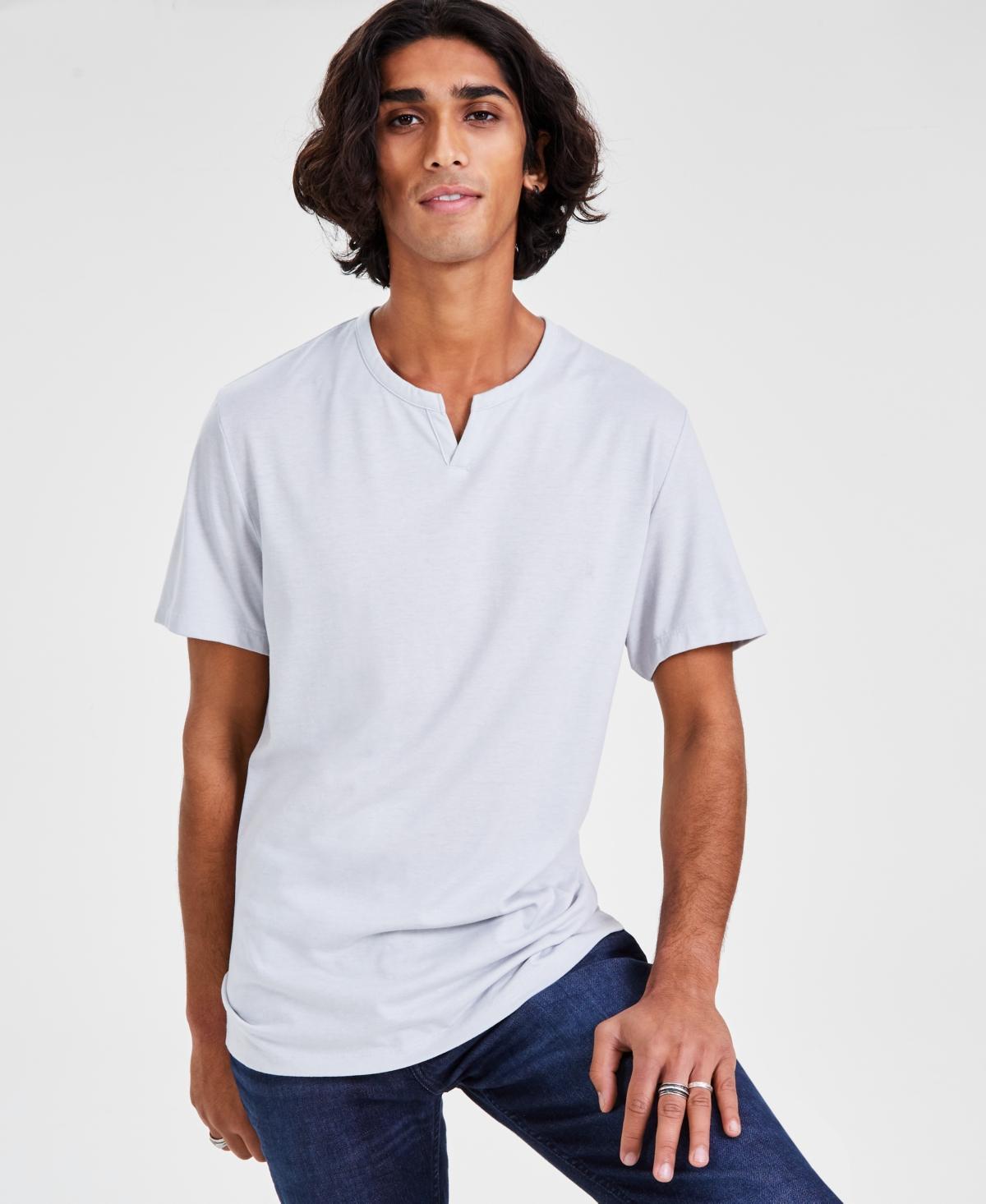 I.n.c. International Concepts Mens Split-Neck T-Shirt, Created for Macys Product Image