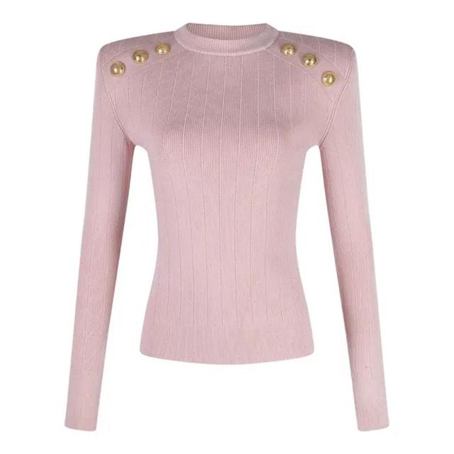 Fine Knit 6 In Pink Product Image