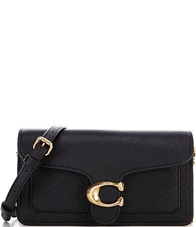 COACH Polished Pebble Tabby Chain Clutch Bag Product Image