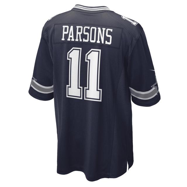 Mens Nike Micah Parsons Navy Dallas Cowboys 2021 NFL Draft First Round Pick Game Jersey Blue Product Image