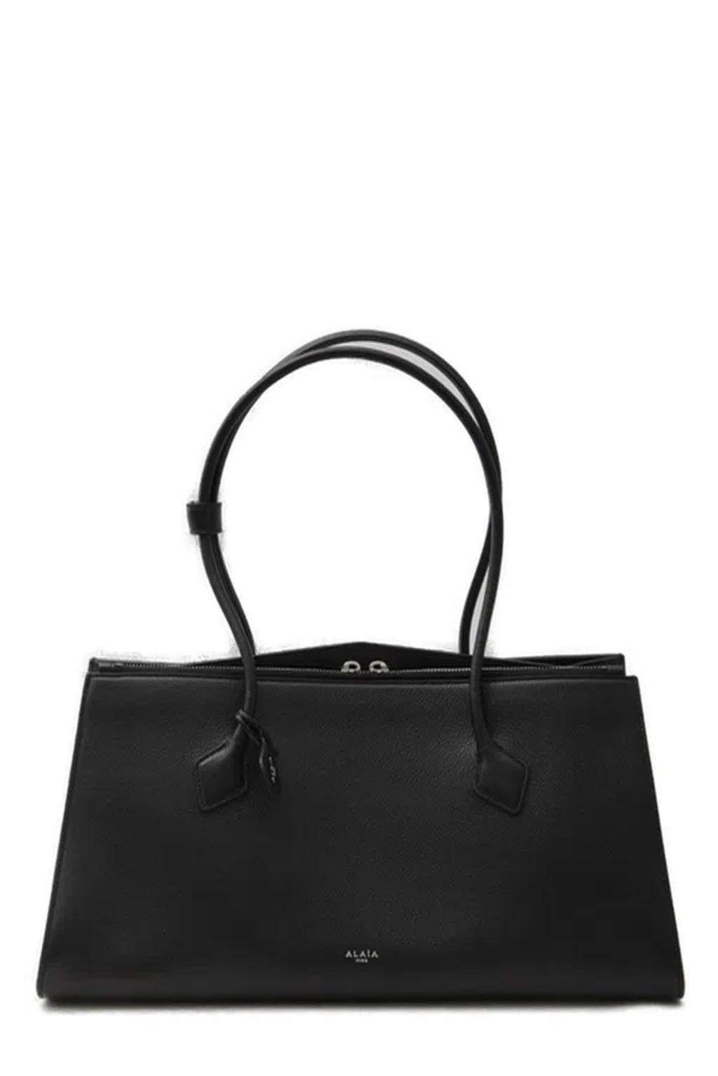 ALAÏA Double Handle Shoulder Bag In Black Product Image