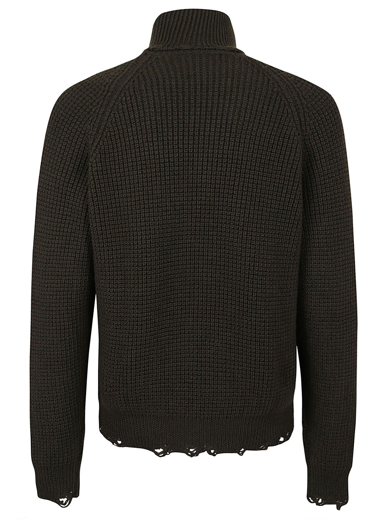 DSQUARED2 Turtleneck Pullover In Green Product Image