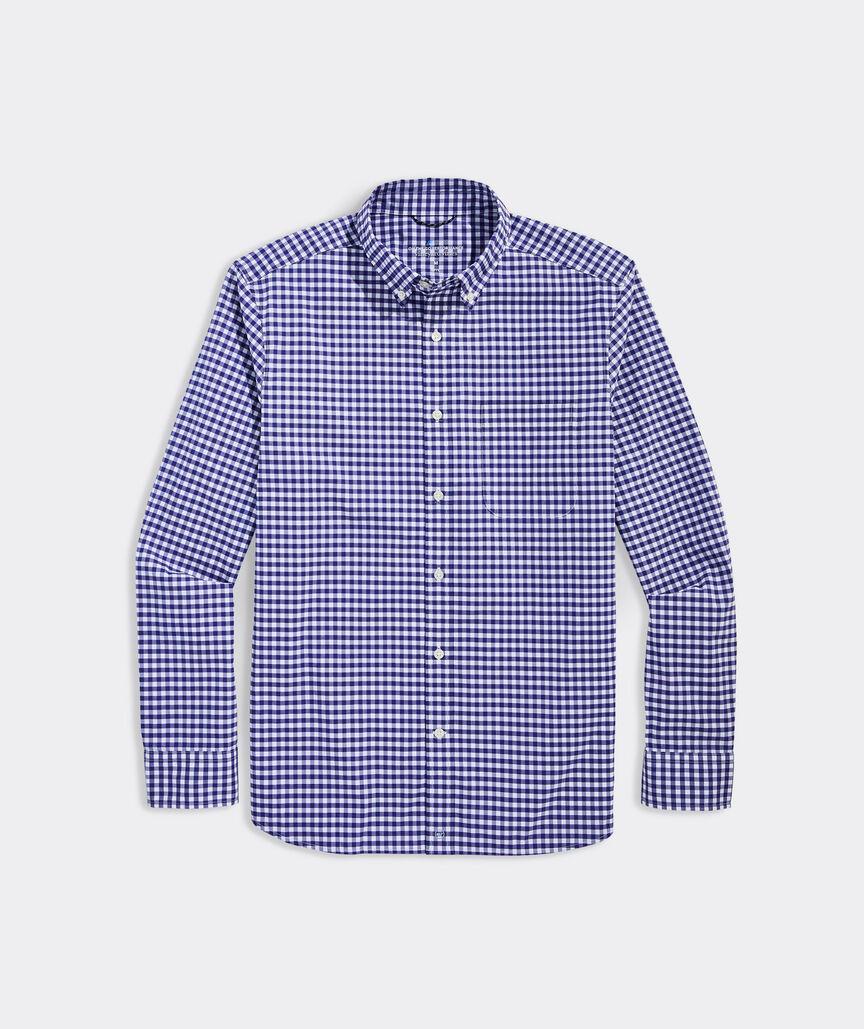 On-The-Go brrrº Gingham Shirt Product Image