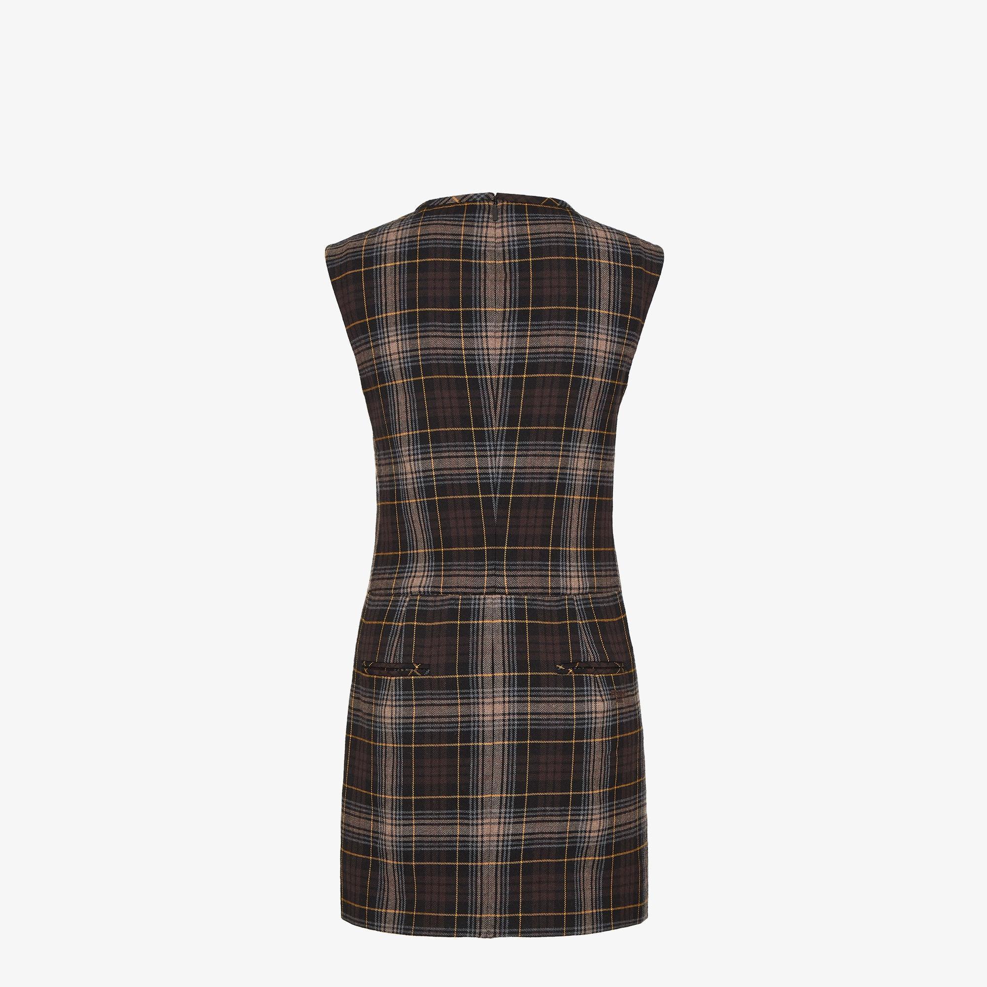 DressBrown Fendi Tartan dress Product Image