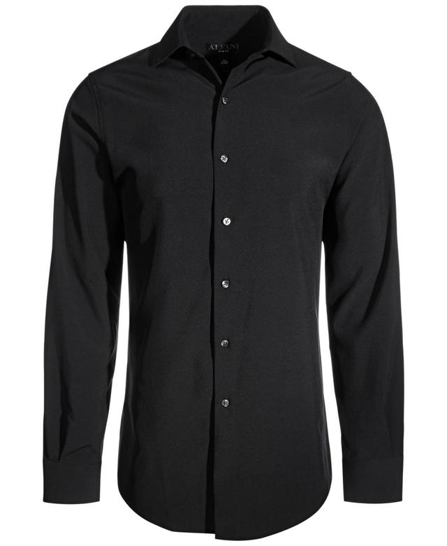 Alfani Mens Slim Fit 4-Way Stretch Dress Shirt, Created for Macys Product Image