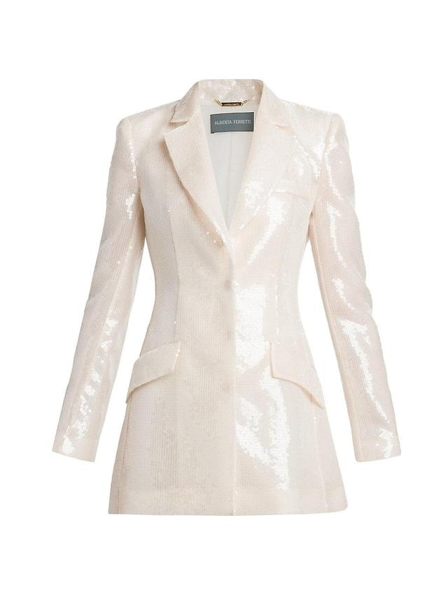 Womens Sequined Evening Blazer Product Image