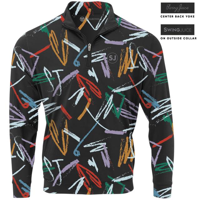 SwingJuice Golf Strokes Men's Quarter Zip Male Product Image