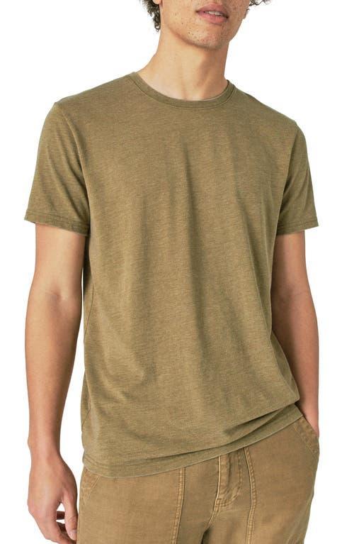 Lucky Brand Venice Burnout Crew Neck Tee - Mens Clothing Tops Shirts Tee Graphic T Shirts Product Image