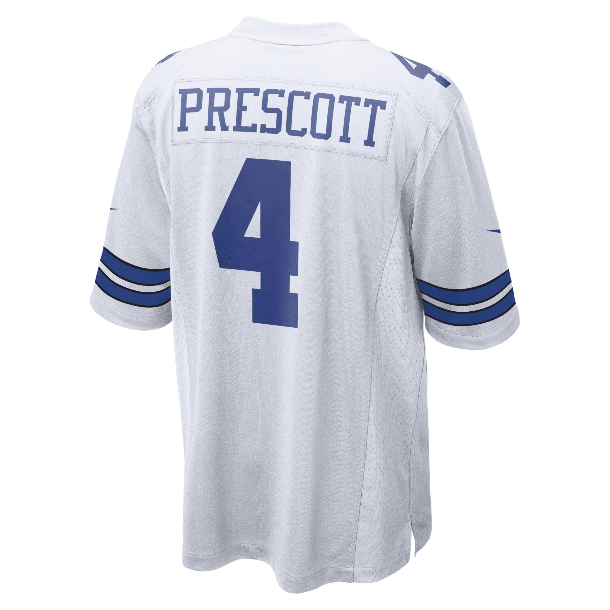 Nike Men's NFL Dallas Cowboys (Dak Prescott) Game Football Jersey Product Image