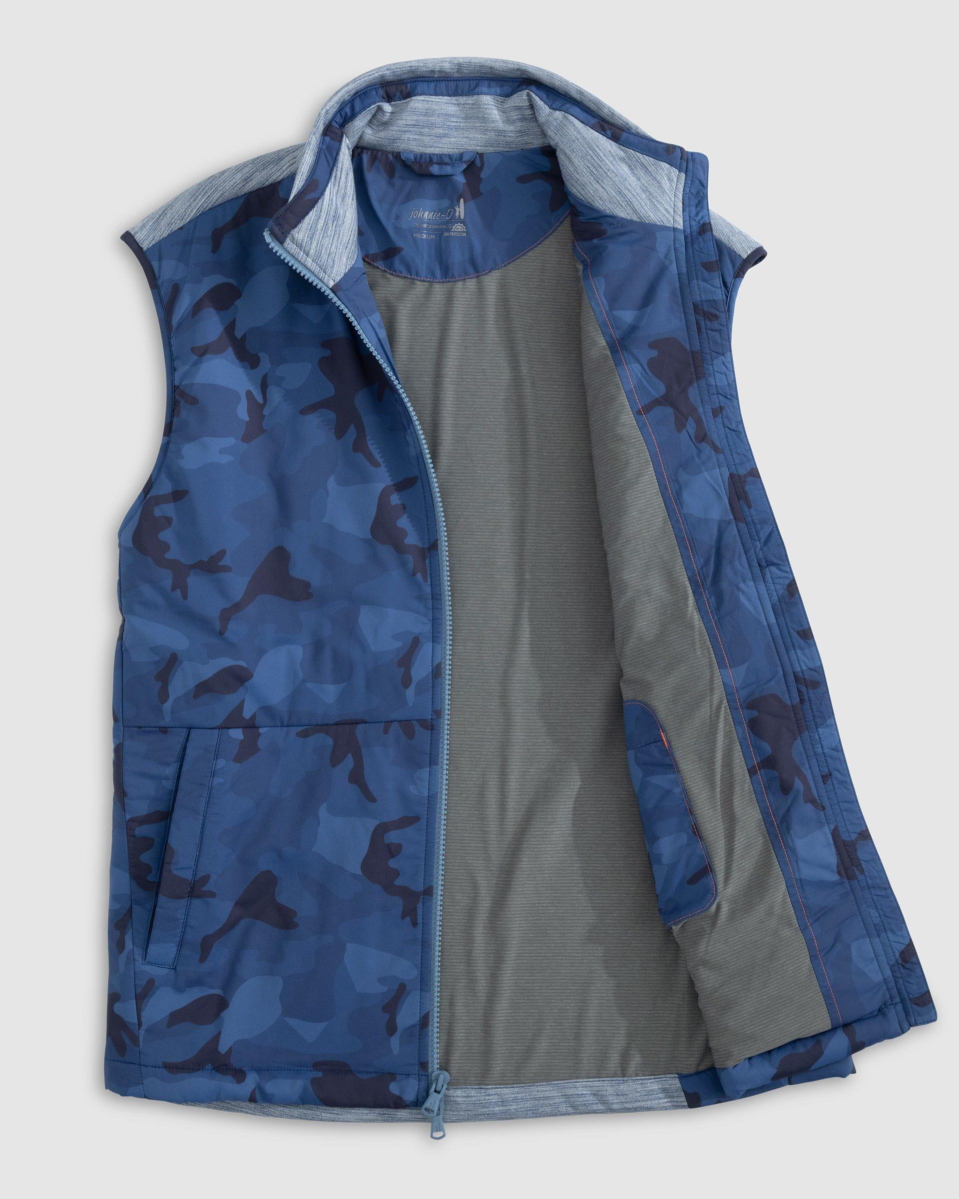 Leroy Performance Mixed Media Camo Vest Product Image