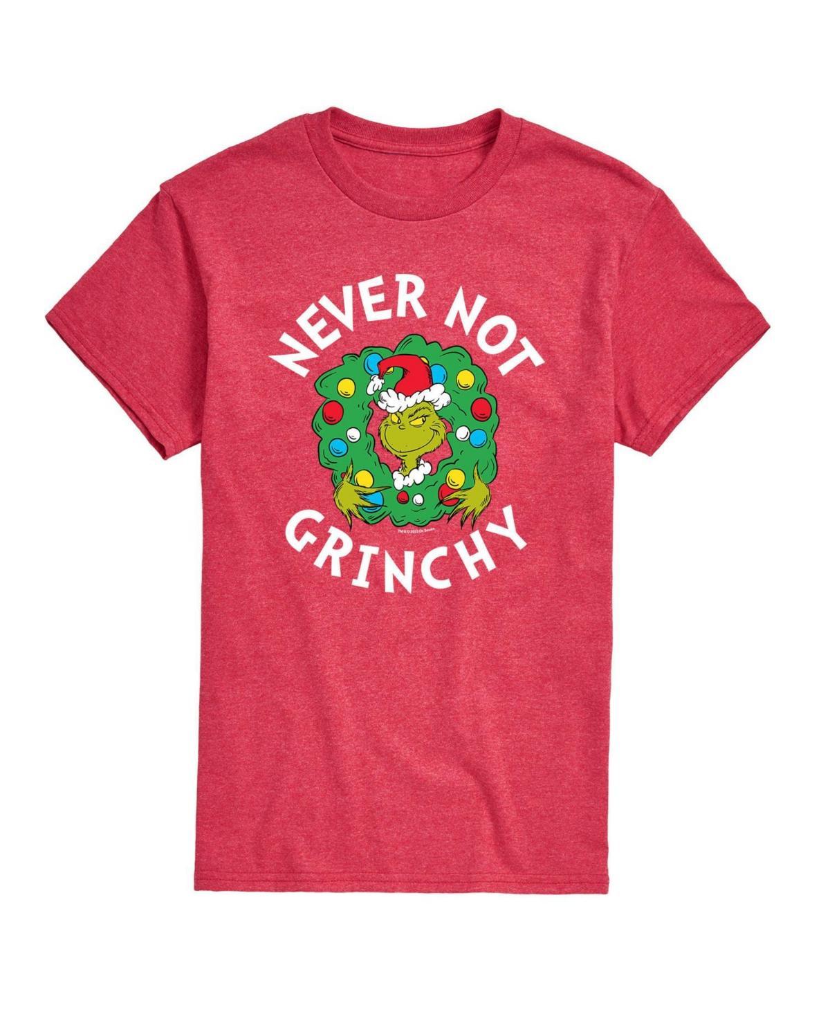 Airwaves Mens Dr. Seuss The Grinch Never Not Grinchy Graphic T-shirt Product Image