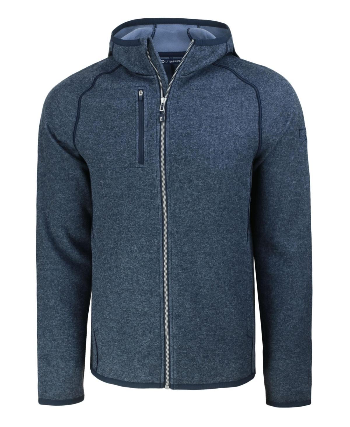 Cutter & Buck Mainsail Full Zip Hooded Mens Jacket - Polished heather Product Image