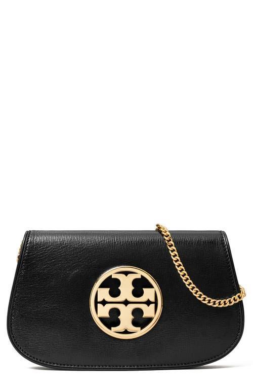 Womens Reva Leather Clutch-On-Chain Product Image