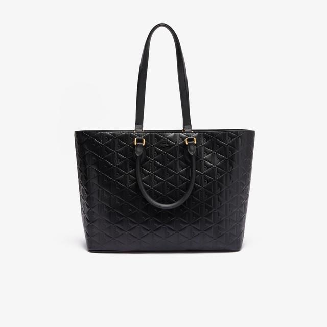 Maheki Embossed Leather Tote Product Image