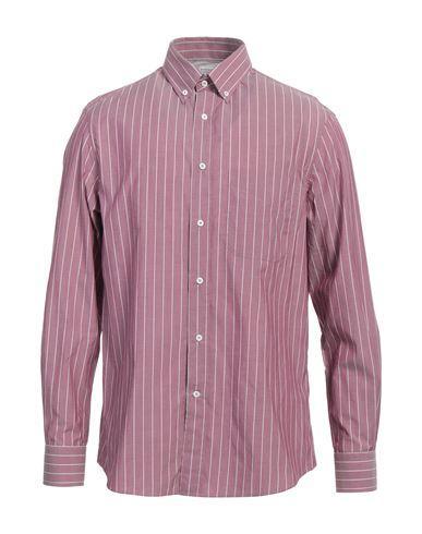 BRUNELLO CUCINELLI Striped Shirt In Purple Product Image