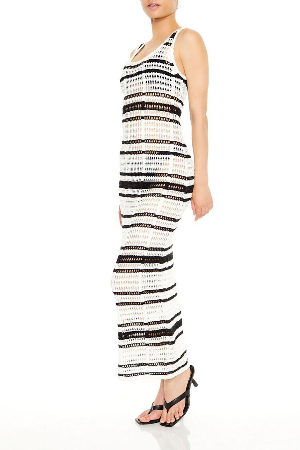 Striped Open-Knit Tank Maxi Dress | Forever 21 Product Image